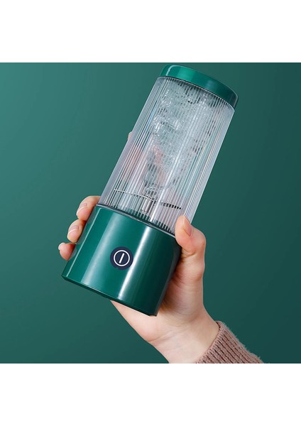 Mavi Stil Taşınabilir Mikser USB Elektrikli Meyve Sıkacağı El Smoothie Maker Blender Karıştırma Şarj Edilebilir Mini Mutfak Robotu Suyu Bardağı (Yurt Dışından)