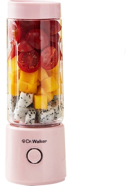 Pembe Meyve Sıkacağı Tarzı Mini Taşınabilir Sıkacağı Turuncu USB Elektrikli Mikser Meyve Smoothie Blender Makinesi Kişisel Mutfak Robotu Maker Suyu Sıkacağı (Yurt Dışından)