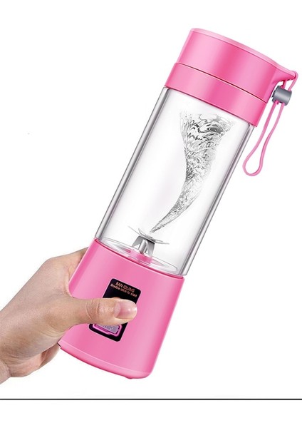 Açık Yeşil Tarzı Taşınabilir Meyve Sıkacağı USB Kablosuz Blender Ev Elektrikli Mikser Makinesi Smoothie Blender Mini Mutfak Robotu Kişisel Meyve Suyu Karıştırıcıları (Yurt Dışından)
