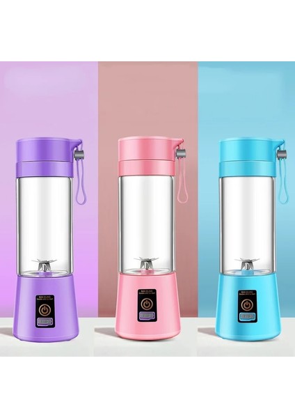 Mor Tarzı Mini Taşınabilir Blender Elektrikli Mikser Mutfak Robotu Smoothie Maker Blender USB Karıştırma Şarj Edilebilir Blender Suyu Karıştırıcılar (Yurt Dışından)