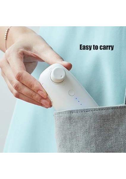 Beyaz Kuru Hücre Stili Taşınabilir Mini Kapama Makinesi USB Şarj El Basınçlı Isıtma Plastik Ambalaj Gıda Vakum Kapama Cihazı Ev Mutfak Için (Yurt Dışından) fiyatları