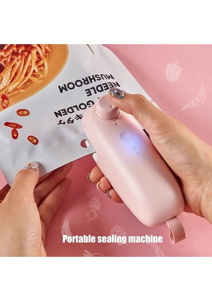 Beyaz Kuru Hücre Stili Taşınabilir Mini Kapama Makinesi USB Şarj El Basınçlı Isıtma Plastik Ambalaj Gıda Vakum Kapama Cihazı Ev Mutfak Için (Yurt Dışından) fırsatları