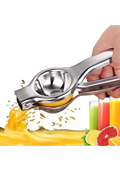 Parlak 304 Sap Stili Portakal Sıkacağı Limon Narenciye Sıkacağı Sıkacağı Mutfak Aleti Meyve Manuel Sıkacağı Işlemciler Exprimidor Suyu Presi Paslanmaz Çelik (Yurt Dışından)