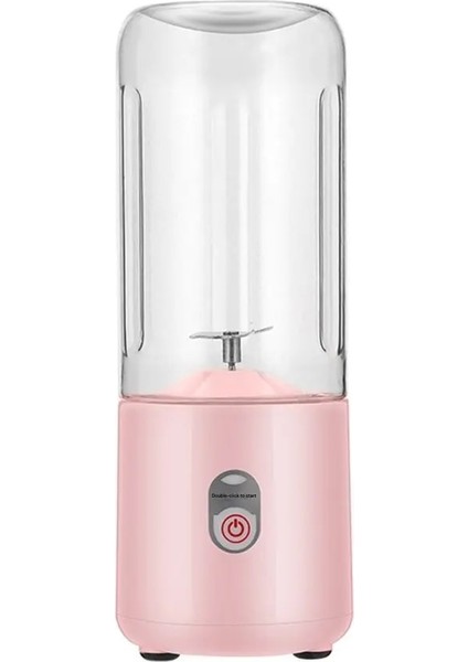 Kırmızı Stil Çift Bıçaklı Elektrikli Sıkacağı Taşınabilir Blender USB Mini Blender Akülü Pres Suyu Şarj Manuel Portakal Sıkacağı (Yurt Dışından)