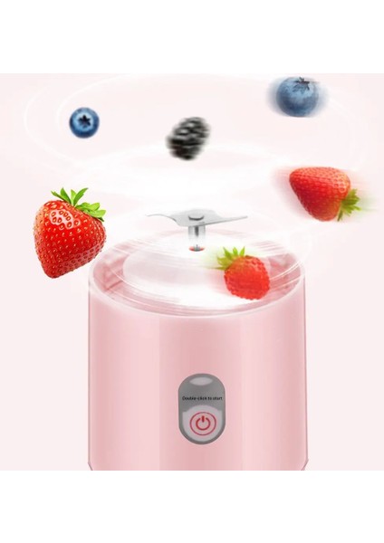 Kırmızı Stil Çift Bıçaklı Elektrikli Sıkacağı Taşınabilir Blender USB Mini Blender Akülü Pres Suyu Şarj Manuel Portakal Sıkacağı (Yurt Dışından) indirimleri