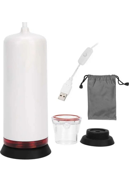 Elektrikli Otomatik Vakum Pompası Mini Taşınabilir USB Powered Vakum Emme Makinesi Beyaz (Yurt Dışından)