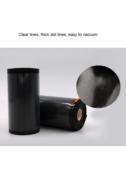 20CM ve 28CM Stili Pişirme Için Uygun Yüksek Li Kalın Siyah Ticari Gıda Vakum Poşeti Uzun Süre Taze Tutun 20*500CM ve 28*500CM (Yurt Dışından) fiyatları