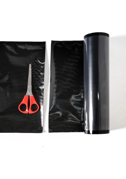 20CM ve 28CM Stili Pişirme Için Uygun Yüksek Li Kalın Siyah Ticari Gıda Vakum Poşeti Uzun Süre Taze Tutun 20*500CM ve 28*500CM (Yurt Dışından) fırsatları