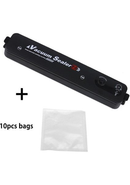 10 Torba Stili ile Mühürleyen Abd Fişi Vakum Mühürleyen Paketleme Makinesi 220V Ev Gıda Vakum Mühürleyen Film Mühürleyen Vakum Paketleyici Torbalar Dahil (Yurt Dışından)