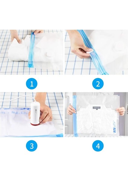 35X50CM Stili Mini USB Vakum Pompası Mühürleyen Paketleme Makinesi Seyahat Ev Mutfak Giysileri Için Gıda Saklama Çantası Sous Vide Vakum Packer (Yurt Dışından) modelleri