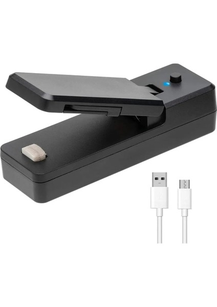 Gri Stil Yeni Mini Torba Mühürleyen 2-In-1 Taşınabilir Isı Mühürleyenler Şarj Edilebilir El Vakum Isı Mühürleyenler ve Plastik Torba Depolama Için Kesici Gıda (Yurt Dışından) fırsatları