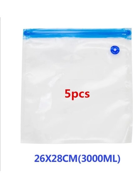 26X28CM Tarzı Ev Mutfak Manuel Vakum Pompası Gıda Paketleme Çantası, Buzdolabı Gıda Koruma Yeniden Kullanılabilir Silikon Gıda Çantası (Yurt Dışından)