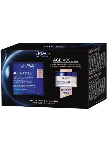 Uriage Age Absolu Day & Night - Yaşlanma Karşıtı Cilt Bakım Seti