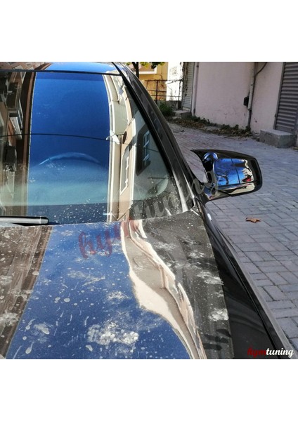Bmw F10 Yarasa Ayna Kapağı - Parlak Siyah, Sinyalsiz Aynalar Için