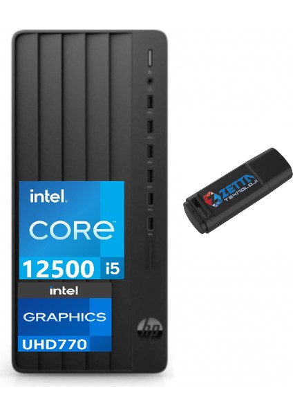 290 Pro G9 Intel Core I5 12500 16GB 2tb SSD Intel® UHD Graphics Freedos Masaüstübilgisayar HP8N8X1AAW08+WEBLEGELSINUSBBELLEK