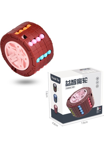 Tekerlek Rubik's Cube Gyro Akıllı Parmak Rubik'in Küp Çocuk Bulmaca Dekompresyonu (Yurt Dışından)