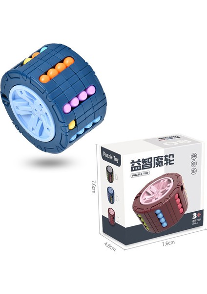Tekerlek Rubik's Cube Gyro Akıllı Parmak Rubik'in Küp Çocuk Bulmaca Dekompresyonu (Yurt Dışından)