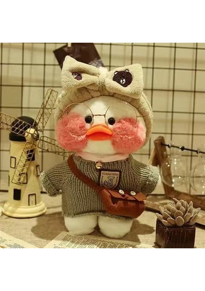 Küçük Sarı Ördek Bebek Peluş Oyuncak Sevimli Kız Gibi Kalp Bebek Doğum Günü Hediyesi Kızlar (Yurt Dışından)