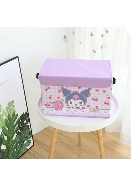 Büyük Toz Geçirmez Kuromi Tarçınlı Köpek Saklama Kutusu Yurt Kıyafetleri Atıştırmalıklar Oyuncaklar Büyük Kapasite (Yurt Dışından)