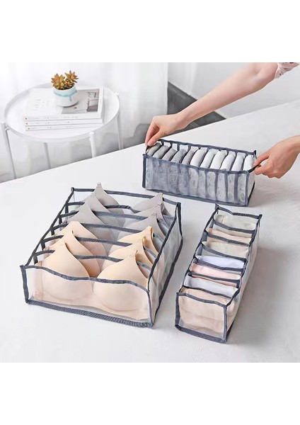 Iç Çamaşırı, Iç Çamaşırı ve Çorap Organizasyonu Depolama Kutusu Üç Parçalı Set Izgarası (Yurt Dışından)