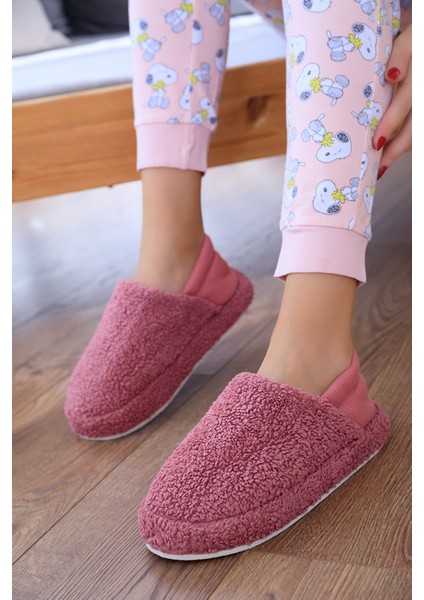 Kadın Panduf Ev Botu Ev Ayakkabısı Kalın Hafif Taban