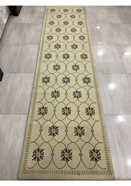 Saray Tifanny 10545 R 80X300 Kahve Krem 3 Metre Yolluk !