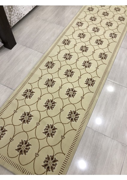 Saray Tifanny 10545 R 80X300 Kahve Krem 3 Metre Yolluk !