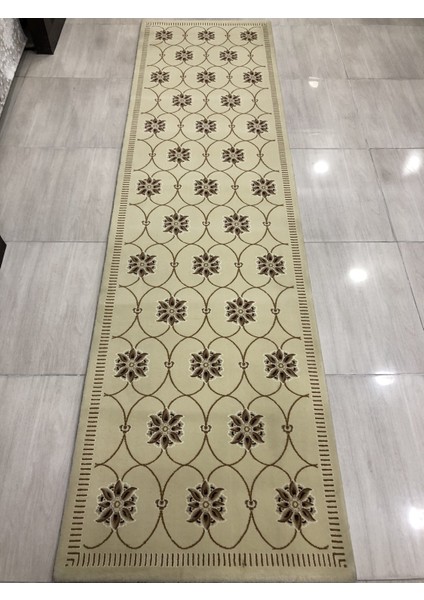 Saray Tifanny 10545 R 80X300 Kahve Krem 3 Metre Yolluk !