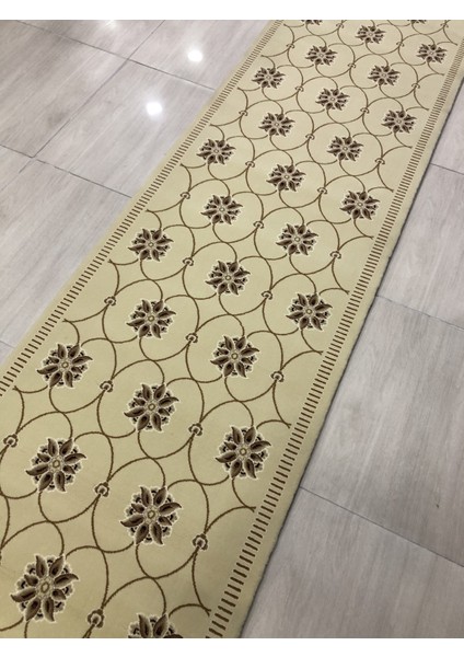 Saray Tifanny 10545 R 80X300 Kahve Krem 3 Metre Yolluk !