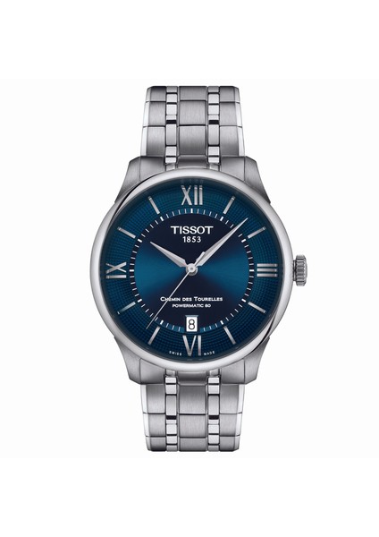 T1398071104800 Tissot Chemin Des Tourelles Powermatic 80 Erkek Kol Saati
