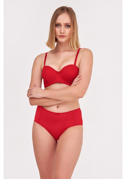Kırmızı Sierra Straplez Sütyen 30001
