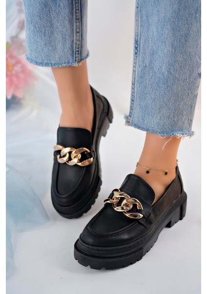 Kadın Kalın Taban Loafer Makosen Ayakkabı fiyatları