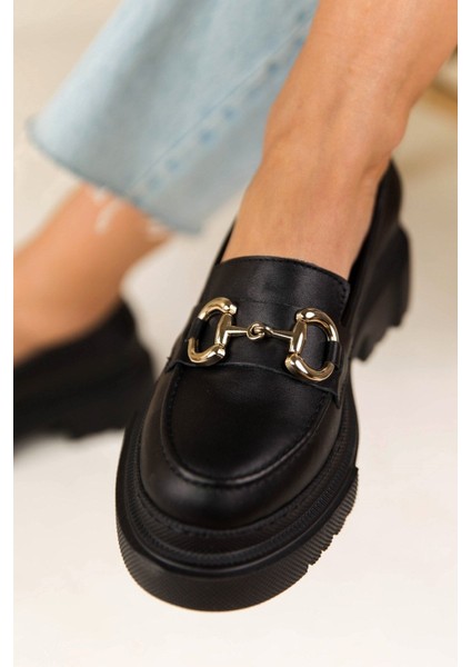 Kadın Kalın Taban Loafer Makosen Ayakkabı fiyatları