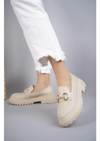 Kadın Kalın Taban Loafer Makosen Ayakkabı fırsatları