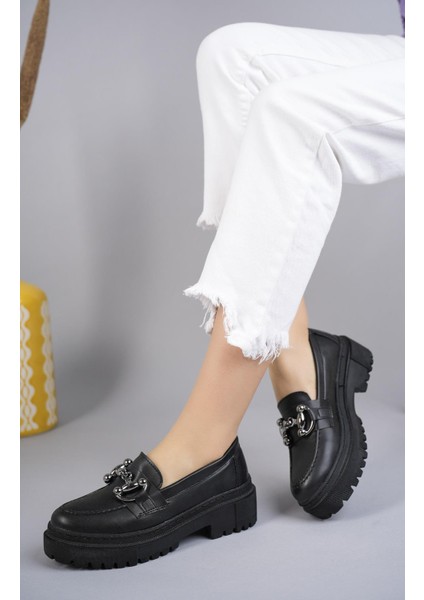 Kadın Kalın Taban Loafer Makosen Ayakkabı fiyatları