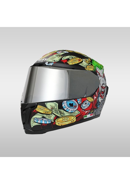 820 Ugly Full Face Kask Kapalı Motosiklet Kask