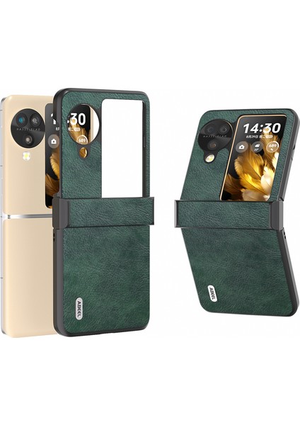 Oppo Find N3 Flip 5g Litchi Doku Anti Kırılma Kapağı Bulun (Yurt Dışından)