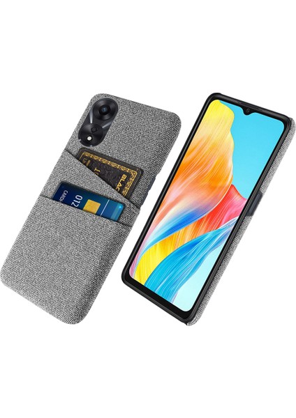 Oppo A38 4g / A18 4g Çift Kart Yuvaları Pc+Bez Telefon Kapağı (Yurt Dışından)