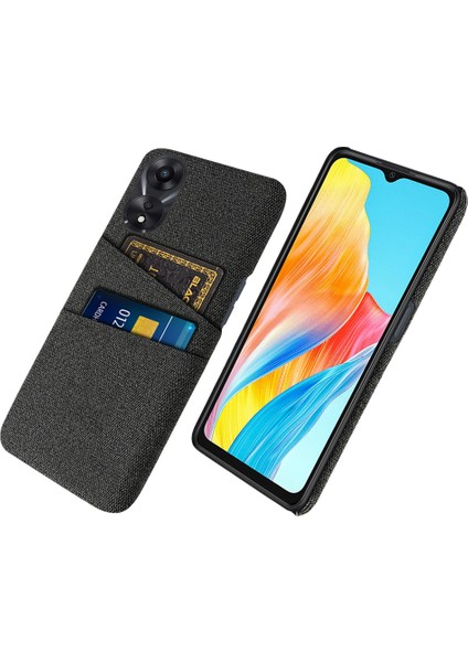Oppo A38 4g / A18 4g Çift Kart Yuvaları Pc+Bez Telefon Kapağı (Yurt Dışından)