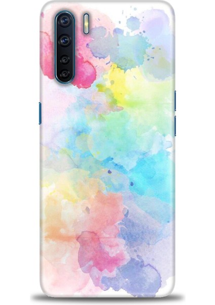 Oppo A91 / Reno 3 Kılıf Hd Baskılı - Renk Paleti