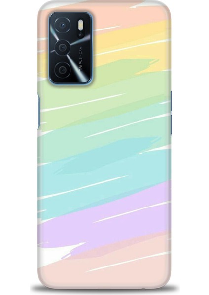Oppo A16 Kılıf Hd Baskılı - Renk Paleti
