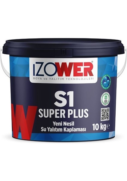 S1 Süper Plus Su Yalıtım Kaplaması Beyaz 10 Lt