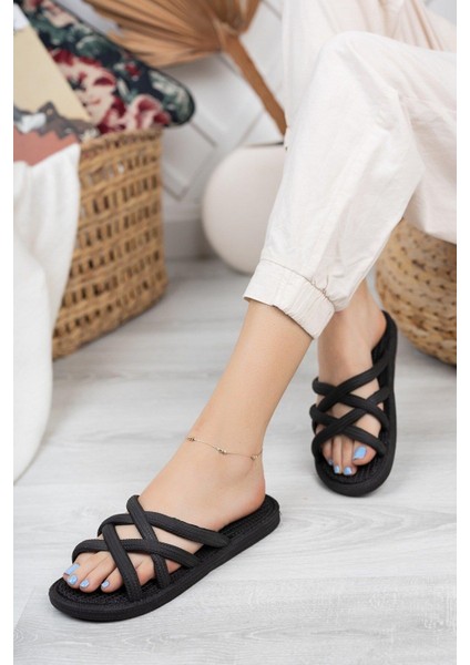 Kaymaz Taban Kadın Terlik Yıkanabilir Kaydırmaz Terlik Deniz Banyo Plaj Çeyiz Bohça Terliği