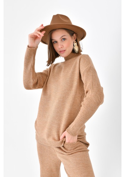 Kadın Saç Örgülü İkili Takım Bisküvi 20618 fırsatları