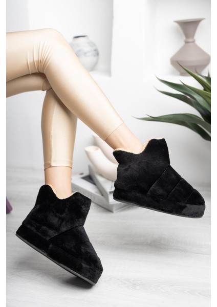 Kadın Panduf Ev Botu Ev Ayakkabısı Kalın Hafif Taban