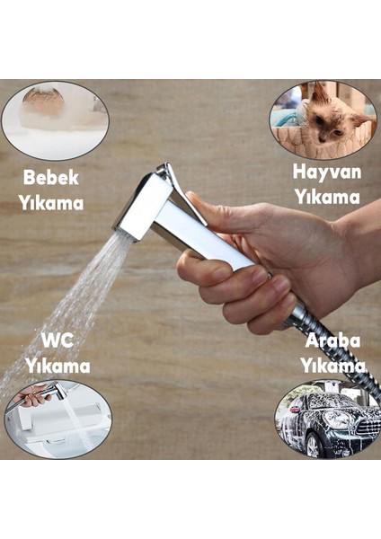 Taharetmatik Ara Musluk Filtreli Metal Lüks Tuvalet Wc Banyo Klozet Bide Taharet Musluğu Bebek Hayvan Araba Yıkama Musluğu fırsatları