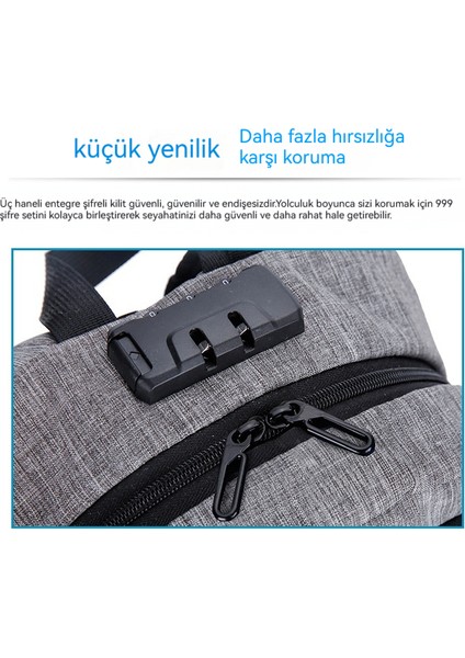 Sırt Çantası Açık Hava Eğlence Öğrenci Hırsızlık Önleyici Bilgisayar Çantası (Yurt Dışından) modelleri