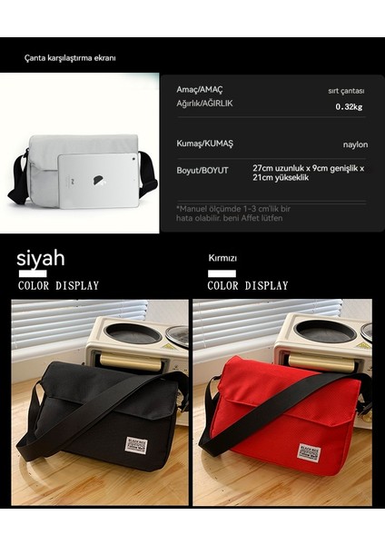 Crossbody Çanta Moda El Basit Kanvas Çanta (Yurt Dışından) fiyatları