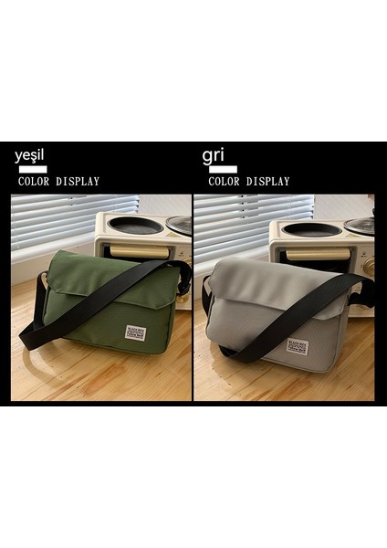 Crossbody Çanta Moda El Basit Kanvas Çanta (Yurt Dışından) modelleri