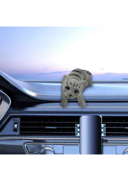 Dashboard Dekorasyon Başını Sallayan Süsleme Gri Için Oto Aksesuarları (Yurt Dışından)